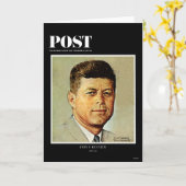 John F. Kennedy IN MEMORIAM Kaart (Gele Bloem)