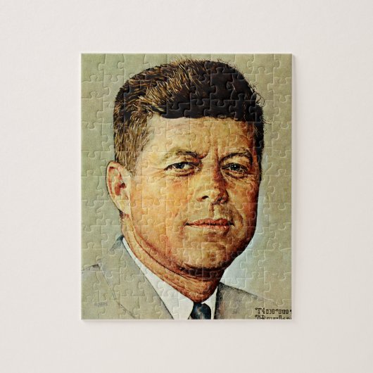 John F. Kennedy IN MEMORIAM Legpuzzel (Verticaal)