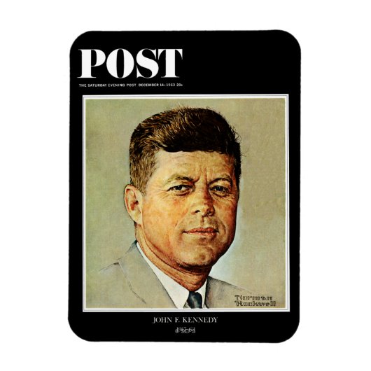 John F. Kennedy IN MEMORIAM Magneet (Verticaal)