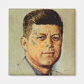 John F. Kennedy IN MEMORIAM Magneet (Voorkant)