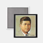 John F. Kennedy IN MEMORIAM Magneet (Voorkant / Achterkant)