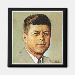 John F. Kennedy in MEMORIAM Magneet