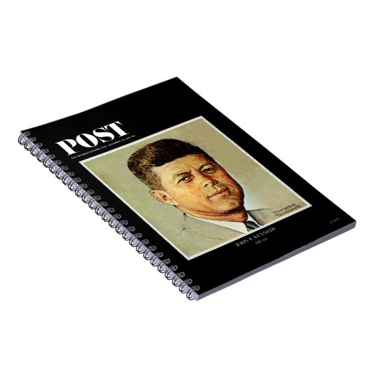 John F. Kennedy in MEMORIAM Notitieboek (Rechterzijde)