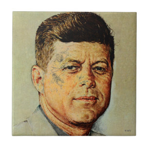 John F. Kennedy in MEMORIAM Tegeltje