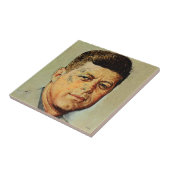 John F. Kennedy in MEMORIAM Tegeltje (Zijkant)