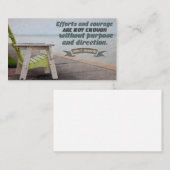 John F. Kennedy Inspirerend citaat "Doel" Notitiekaartje (Voorkant / Achterkant)