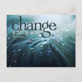 John F. Kennedy Inspirerend citaat "Veranderen" Briefkaart (Voorkant)