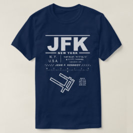 John F. Kennedy International Airport JFK T-shirt