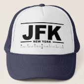 John F Kennedy Int'l Airport JFK Trucker Pet (Voorkant)