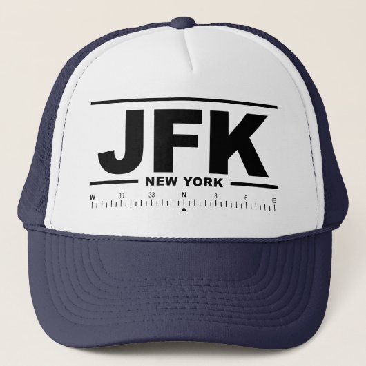 John F Kennedy Int'l Airport JFK Trucker Pet (Voorkant)