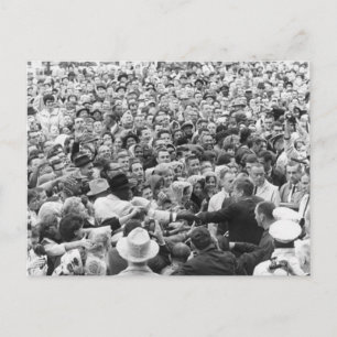 John F Kennedy JFK Fort Worth Rally '63 Briefkaart