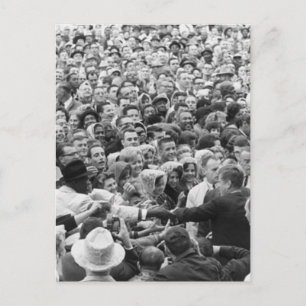 John F Kennedy JFK Fort Worth Rally '63 Briefkaart