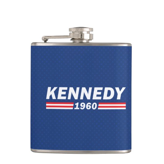John F. Kennedy JFK, Kennedy 1960 Heupfles (Voorkant)