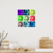 John F Kennedy/JFK Pop Art Poster (Keuken)
