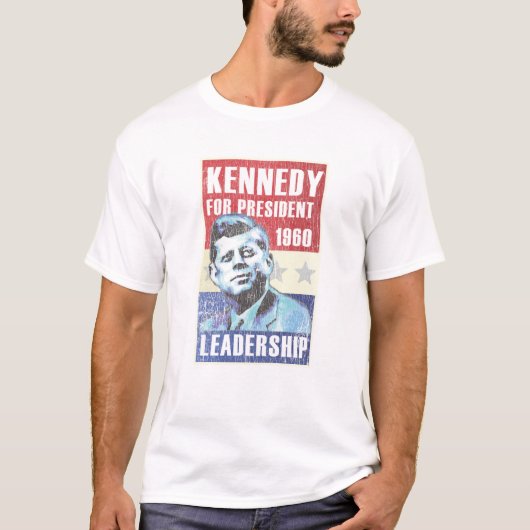 John F. Kennedy (JFK) -  T-shirt (Voorkant)