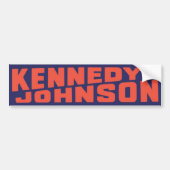 John F. Kennedy Johnson  Bumpersticker (Voorkant)