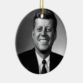John F. Kennedy Keramisch Ornament (Rechts)