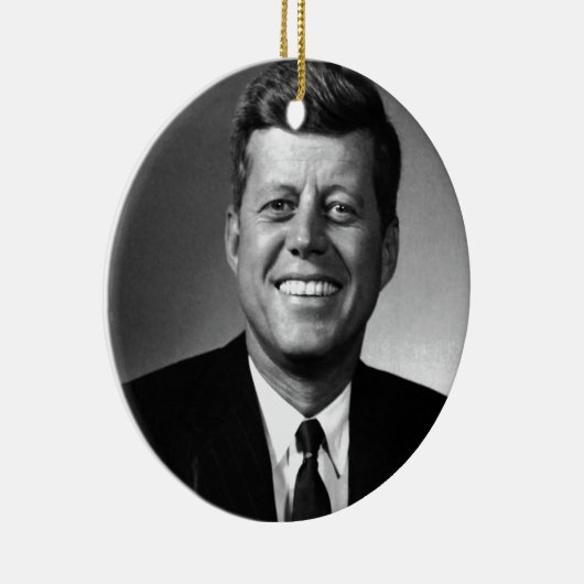 John F. Kennedy Keramisch Ornament (Rechts)