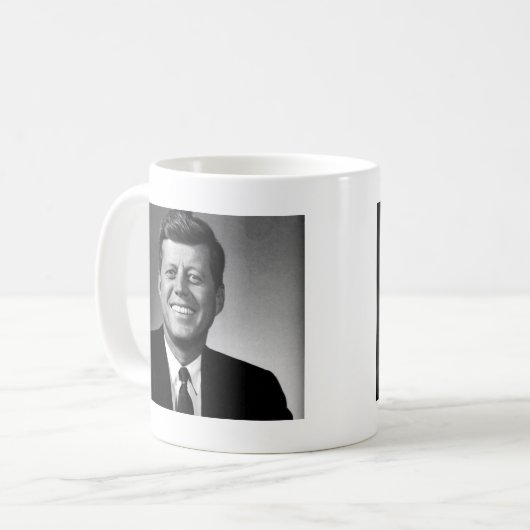 John F. Kennedy Koffiemok (Voorkant links)