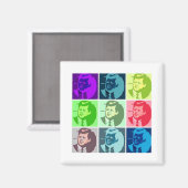 John F Kennedy Magneet (Voorkant / Achterkant)