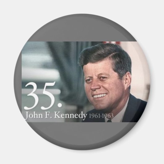 John F Kennedy Magneet (Voorkant)