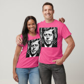 John F. Kennedy met hoofdtelefoon T-shirt (Unisex)