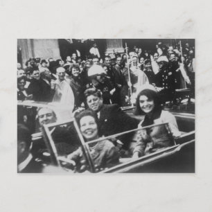 John F. Kennedy Motorcade Dallas Texas Nov 22 1963 Briefkaart