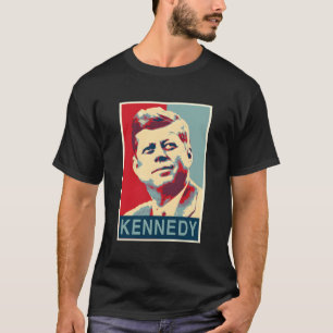John F Kennedy - Obama-stijl T-shirt