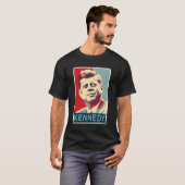 John F Kennedy - Obama-stijl T-shirt (Voorkant volledig)