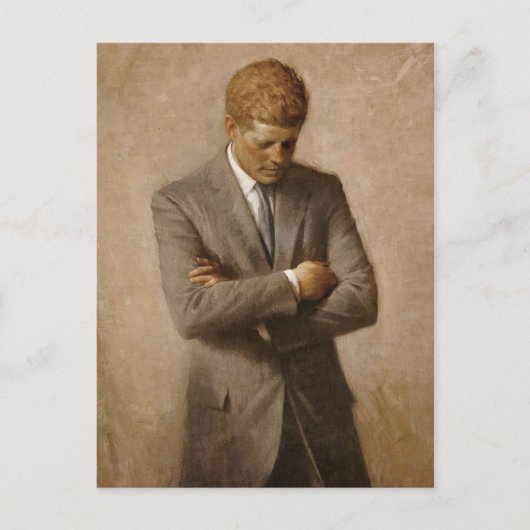 John F. Kennedy Official White House Portrait Briefkaart (Voorkant)