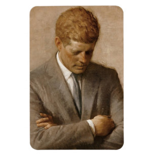 John F Kennedy Officieel portret Magneet