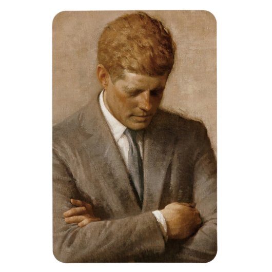 John F Kennedy Officieel portret Magneet (Verticaal)