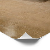 John F Kennedy Officieel portret Perfect Poster (Hoek)