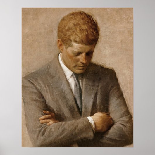 John F Kennedy Officieel portret Poster (Voorkant)