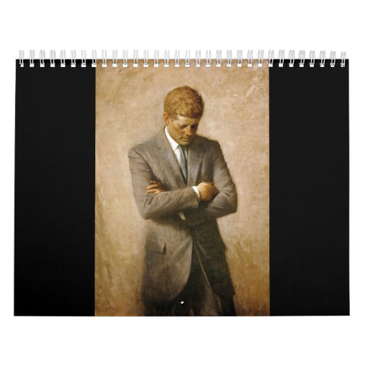 John F Kennedy Officieel portret van Aaron Shikler Kalender (Hoes)