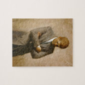John F Kennedy Officieel portret van Aaron Shikler Legpuzzel (Horizontaal)