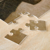 John F Kennedy Officieel portret van Aaron Shikler Legpuzzel (Zijkant)