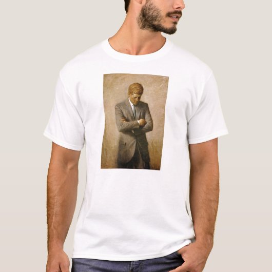 John F Kennedy Officieel portret van Aaron Shikler T-shirt (Voorkant)