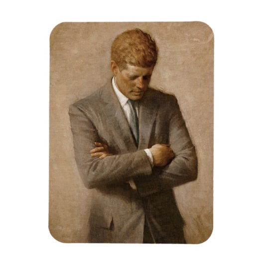 John F. Kennedy Officiële portret Magneet (Verticaal)
