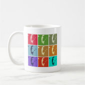 John F Kennedy Pop Art Koffiemok (Links)