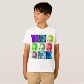 John F Kennedy Pop Art T-shirt (Voorkant volledig)
