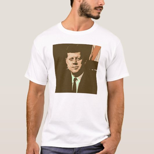 John F Kennedy Pop Art T-shirt (Voorkant)