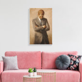 John F. Kennedy Portrait Canvas Afdruk (Insitu (Woonkamer))