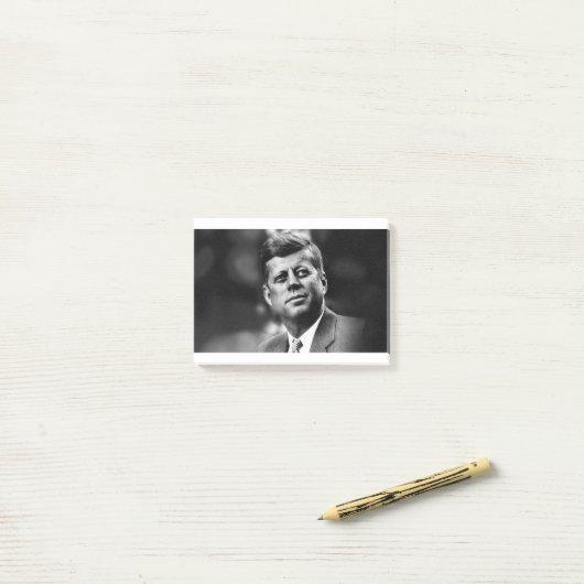 John F Kennedy Post-it® Notes (Op bureau)