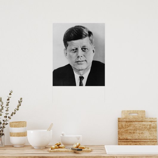 John F. Kennedy Poster (Keuken)
