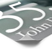 John F. Kennedy Poster (Hoek)