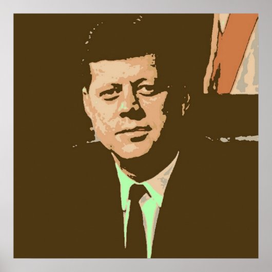 John F Kennedy Poster (Voorkant)