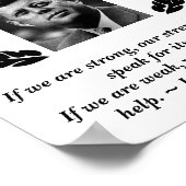 John F. Kennedy Poster (Hoek)