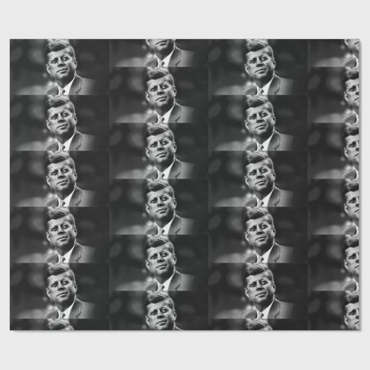 John F Kennedy President Cadeaupapier (Vlak)