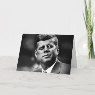 John F Kennedy President Feestdagen Kaart